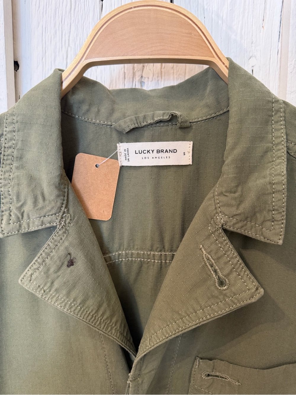 Lucky Brand Olive Green Utility Jumpsuit - Picture 2 of 5